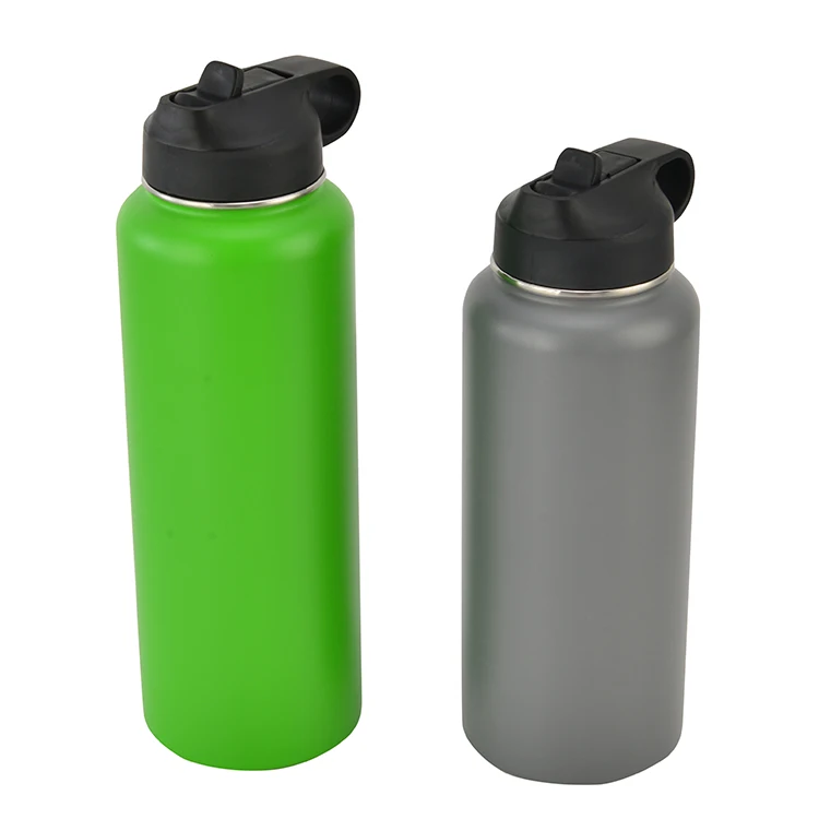 

Amazon Hot Sale Wide Mouth Handle Stainless Steel Vacuum Insulated Water Bottle with Straw, Customized color