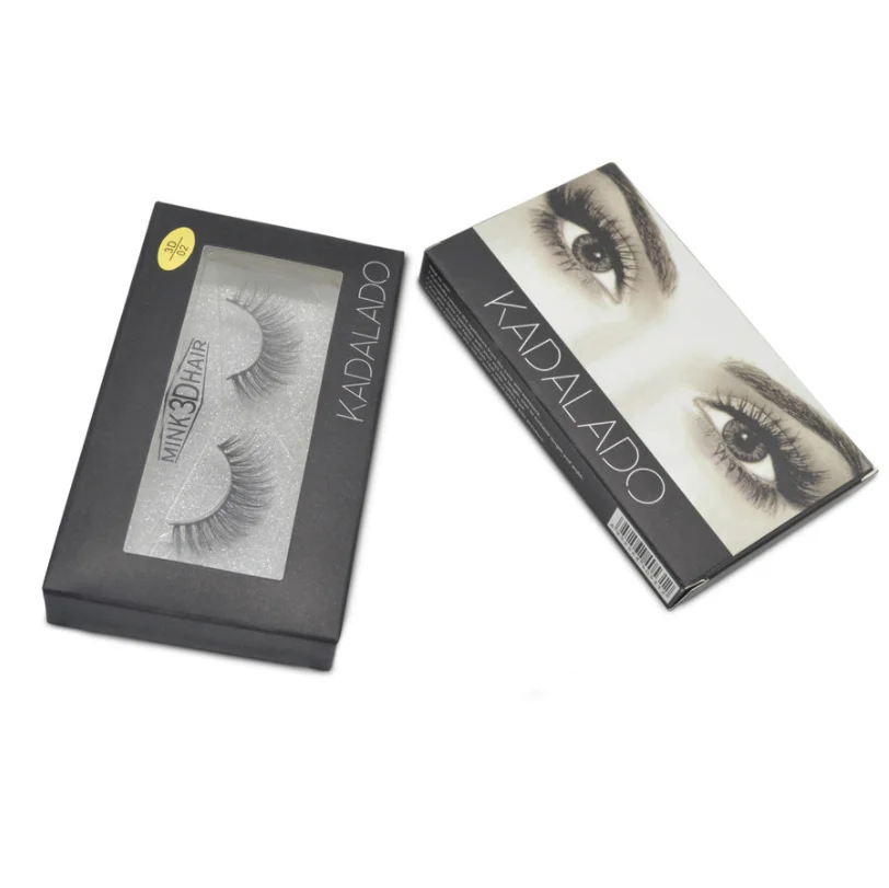 

Double 3D Silk Faux Mink Premium Synthetic False Fake Full strip Eyelashes Wholesale Natural Volume Eye Lashes, Black color