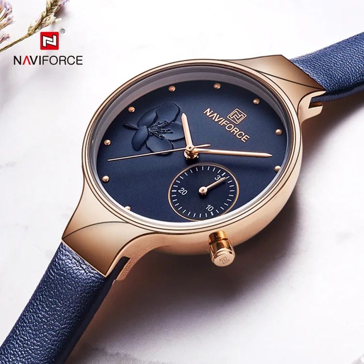

naviforce 5001 hot selling relojes de mujer de marcas lujo Luxury quartz woman watch for ladies in wristwatches 2020