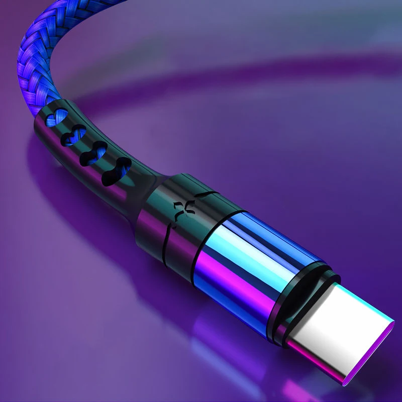 

Factory price 3ft 6ft 10ft 3A USB super fast charging data cable alloy Nylon braided flexible charger cables for iPhone