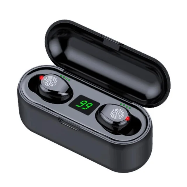 

New Arrivals Good Sounds Top Quality Earphone Wireless Earbuds Automatic Pairing TWS 5.0 for Music & Noise Cancelling, Black white