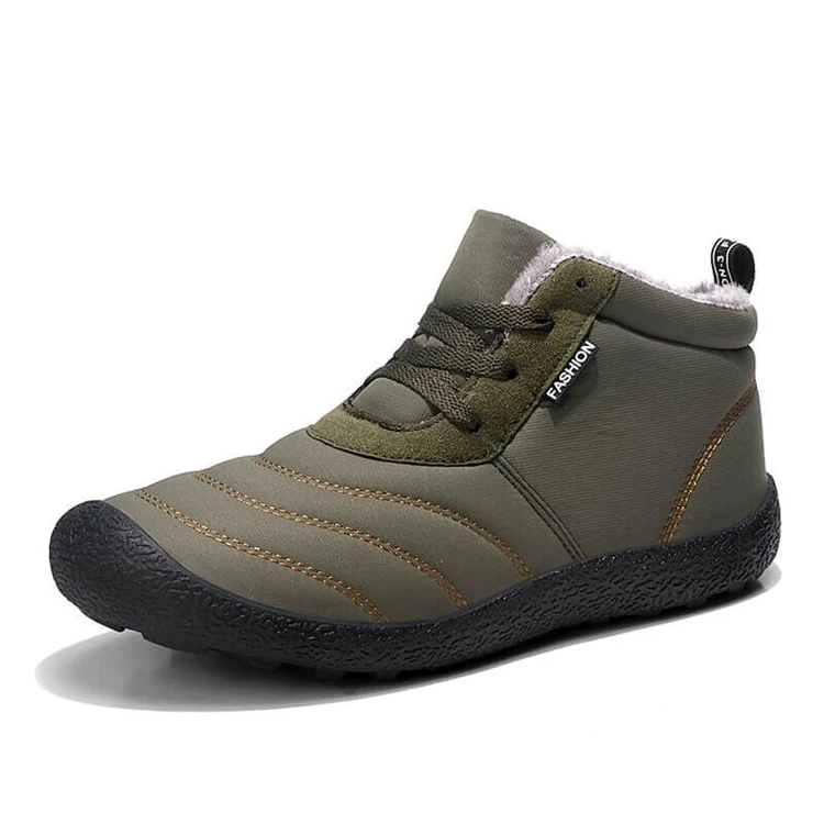 

Outdoor Snow Boots Straps And Velvet Warm Boots Waterproof Cloth Shoes Men'S Large Size Winter Shoes Walking Climbing, 4 colors