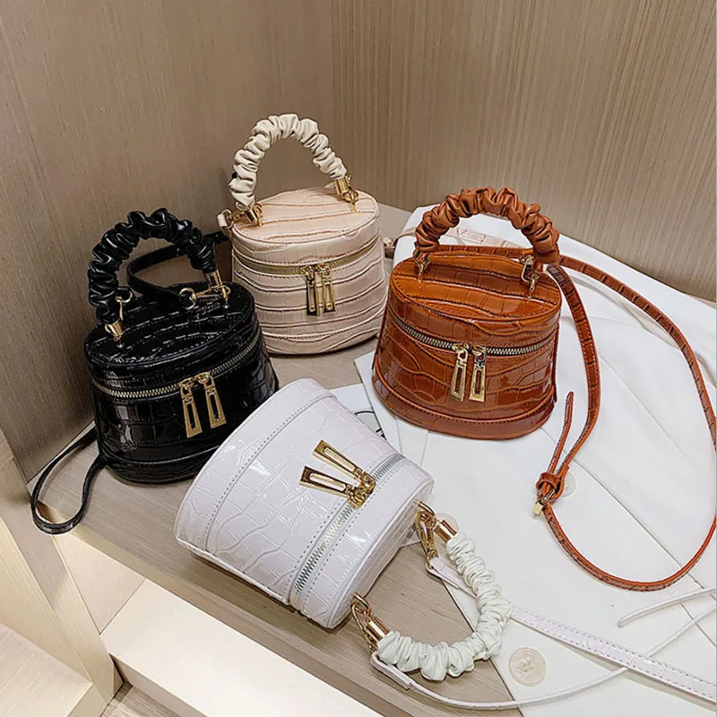 

2021 messenger bags pattern crossbody bag bucket shape woman bags handbags for women luxury