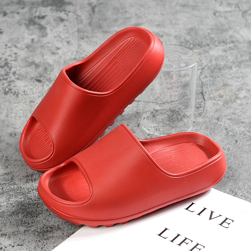 

Fashion House Slippers Men Clogs Women Indoor Bathroom Slipper Soft Unisex Home Floor Hole Solid Slides Ladies Beach Shoes, 8 colors