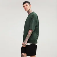 

Hot sale fashion street causal wear cotton half sleeve mens oversized tshirt