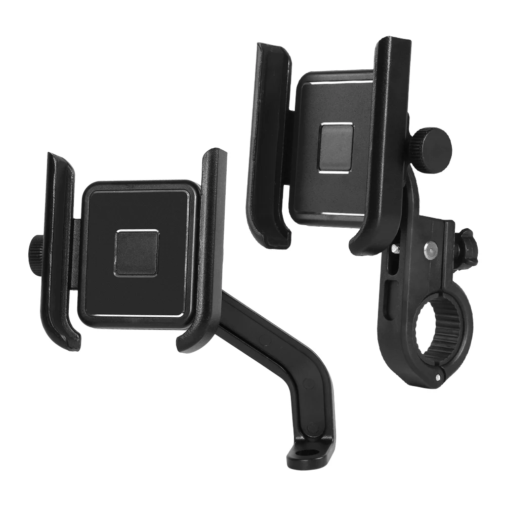 

2021 New Smartphone Accessories Universal Adjustable Bikes Mount Mobile Cell Phone Holders Stands For Motorcycles Bicycle, Black