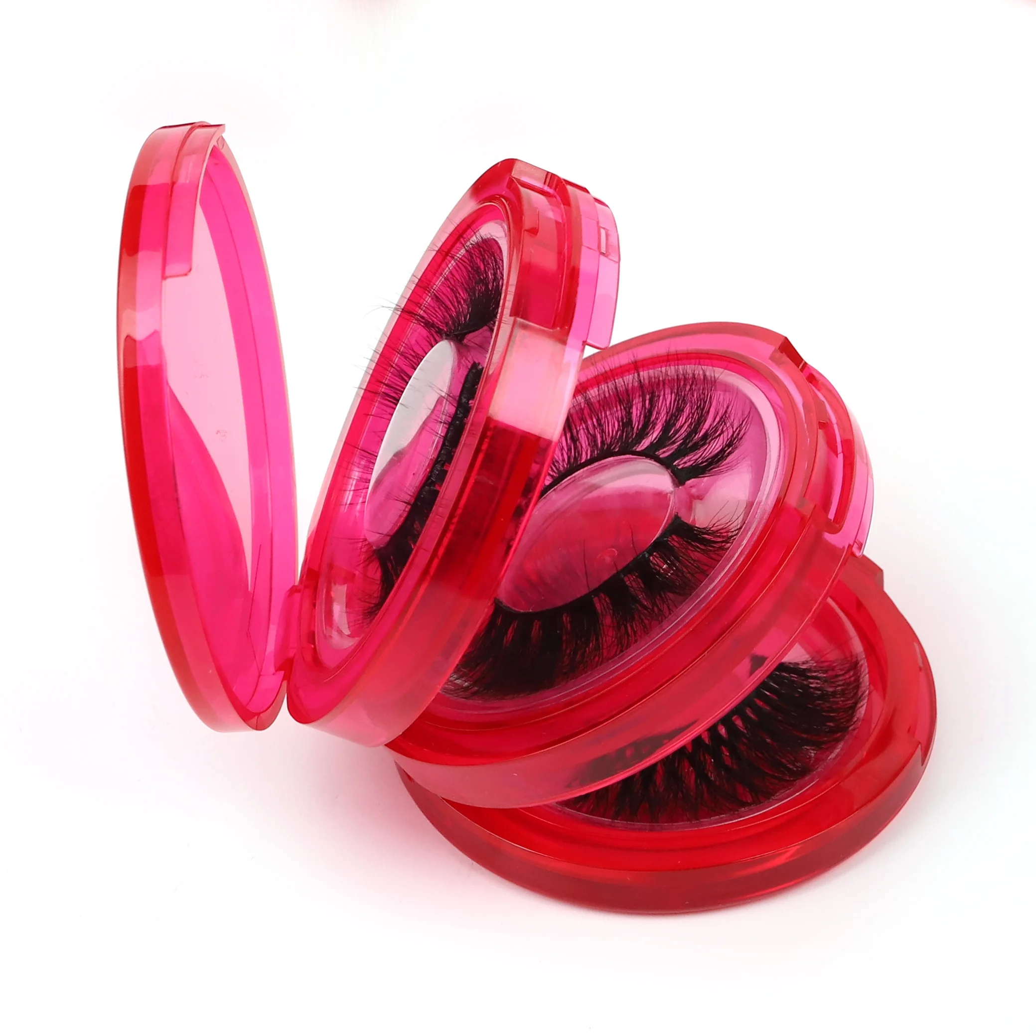 

Handmade 3d effect luxury popular box package 6d mink lashes