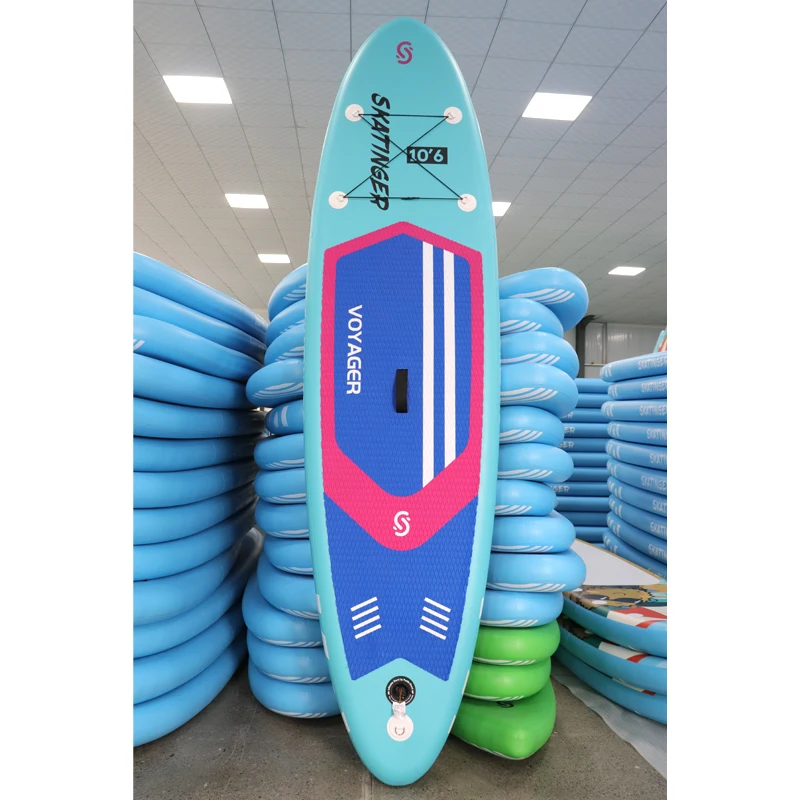 

Discount promotion 10'6 surfing sup boards inflatable All round waterplay surfing stand up paddle surf, Customized color