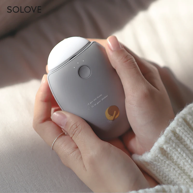 SOLOVE Gifts Idea Dual-Side Hand Warmer Power Banks Camp Led Light For Christmas New Year'S Gift