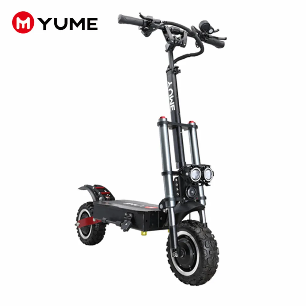 

3200W dual motor powerful electric scooters 11inch fat tire foldable off road adult e scooter with lithium battery, Black for big powerful electric scooter