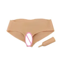 

Equipment Vaginal Transformation Panties 100% Silicone Sexy Vaginal Thong Crossdresser underwear