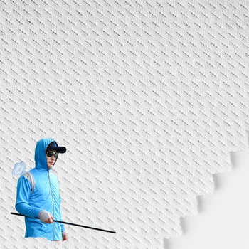 
upf 50+ anti uv protection resistant polyester spandex nylon jersey sportswear fishing fabric for T shirt 