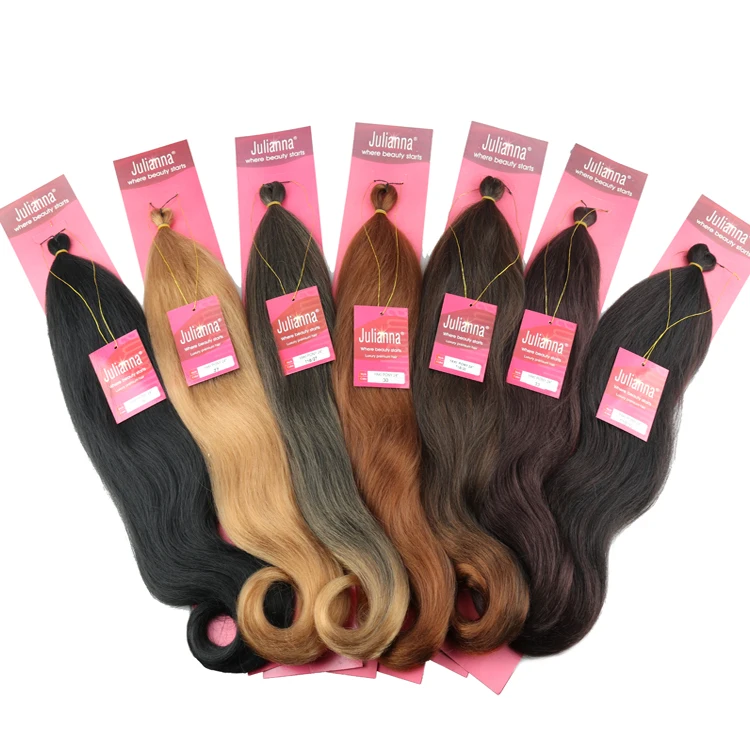 

High Quality Cheap Curly Poni Wave Wholesale Synthetic Yaki Pony Hair Braids Styles Yaki Pony Braiding Hair, #1b #27 #30 #33 #t27 #t30 #t33