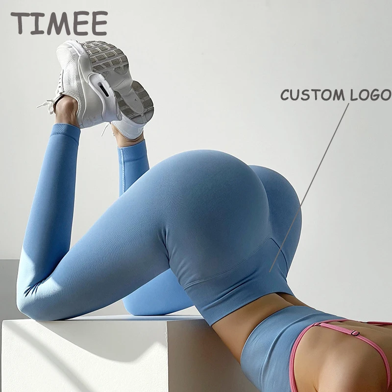 

custom seamless fitness workout butt lifting yoga pants women scrunch leggings yoga pant, As shown or customized