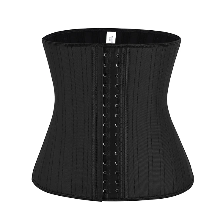 

Top Selling Black Tummy Control 29 Steel Boned Thickening Steel Buckle Flexible Breathe Freely Plus Slimming Belts Waist Trimmer