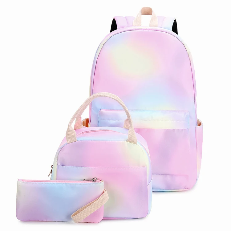 

Wholesale backapck pouch set Teen kids book bag school backpack bag