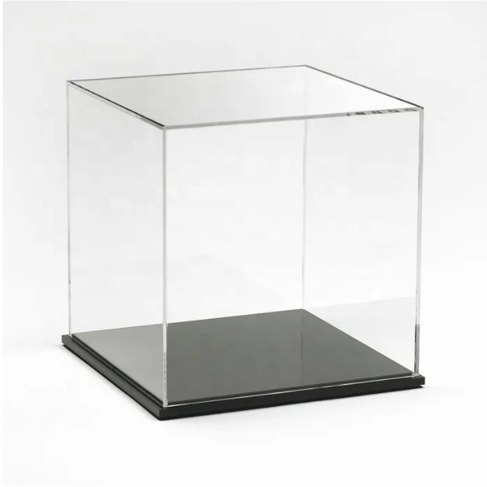 Wholesale Clear Custom Square Acrylic Doll Display Case With Base Buy