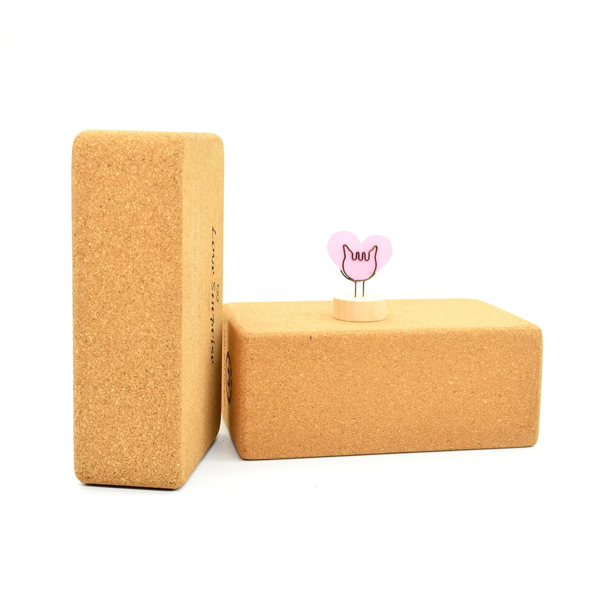 

Wholesale Cork Yoga Block Yoga Brick Eco-Friendly Natural Cork Anti Microbial Exercise Block for Yoga, Nature