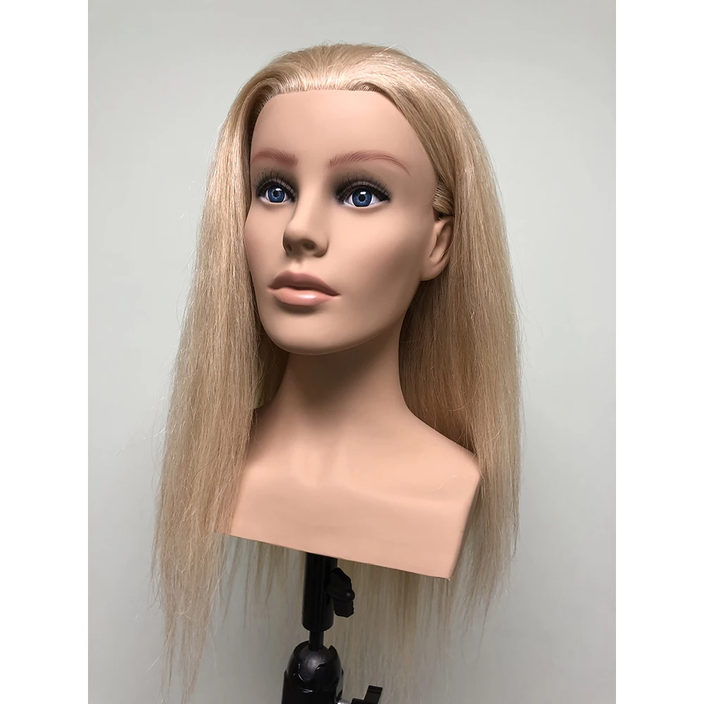 

Wholesale price europe face training mannequin head with shoulder for hairdresser