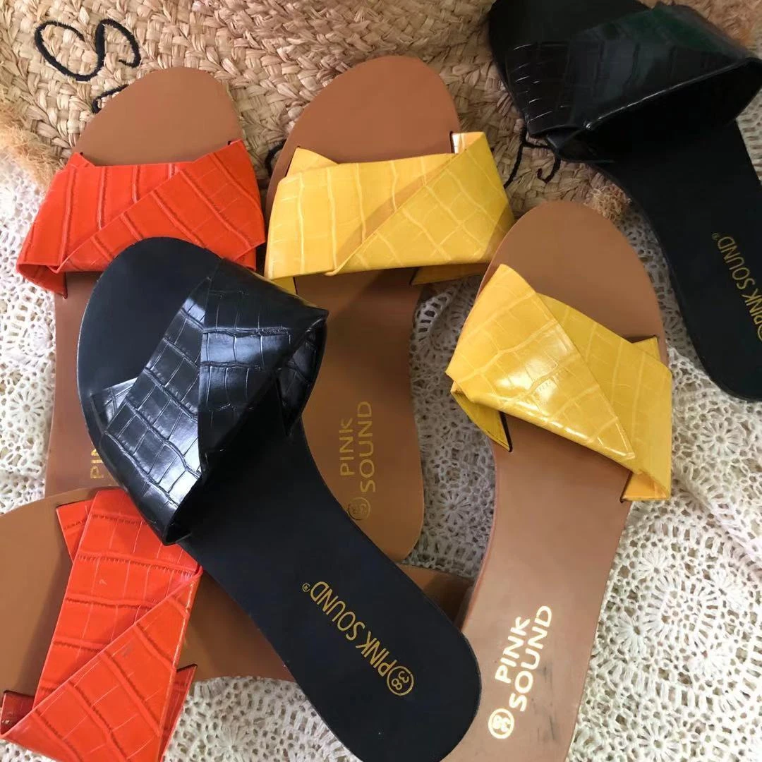 

2021 new candy sexy casual fashion one-line slippers turtle sandals women's shoes slipper sandal women shoe, 3 colors
