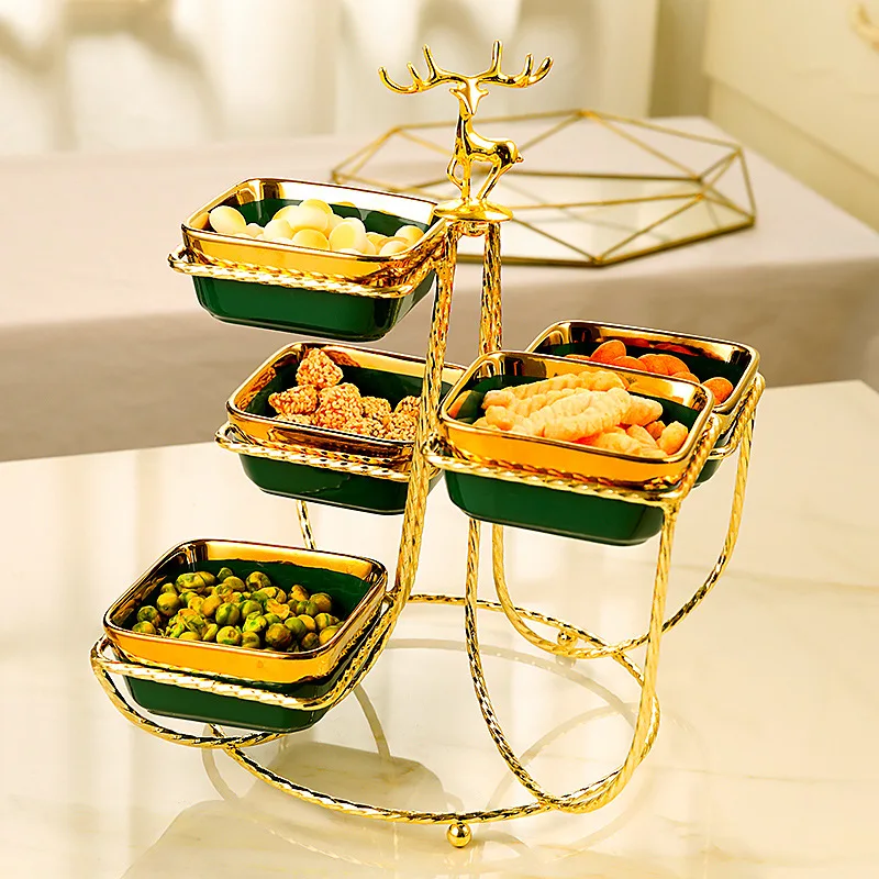 

gold crystal dessert table cake dish shows tray dish plate dessert set with new metal handles dessert serving dishes