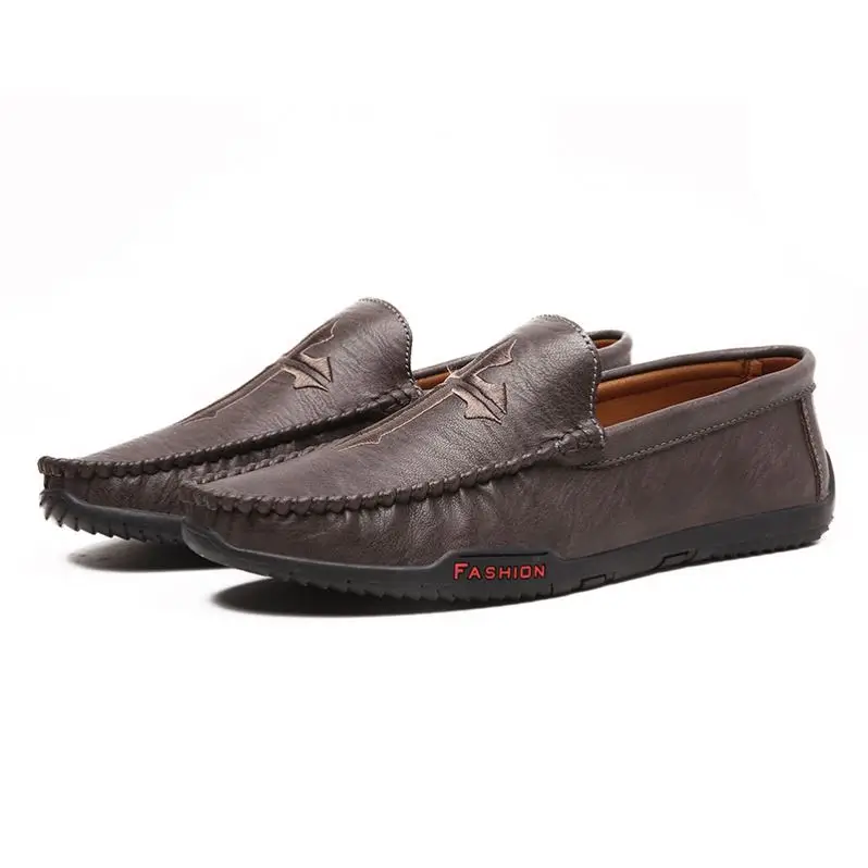 

New style men loafers shoe fashion comfortable leather casual shoe china factory manufacturing high quality casual shoe, Optional