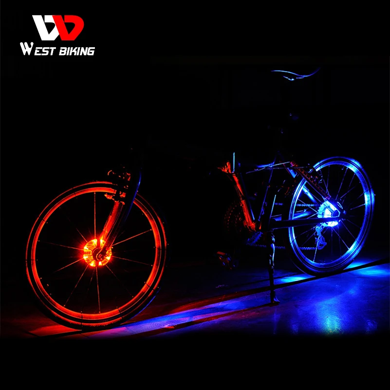 

WEST BIKING Waterproof usb charging LED bicycle taillights lamp Bike Rear Light Bicycle Tail Light Safe Led Bike Wheel Lights, Red,blue,white,green,coloured