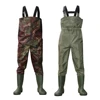 factory cheap varies nylon pvc whole body one-piece fishing chest waders waterproof pants boots for fishing