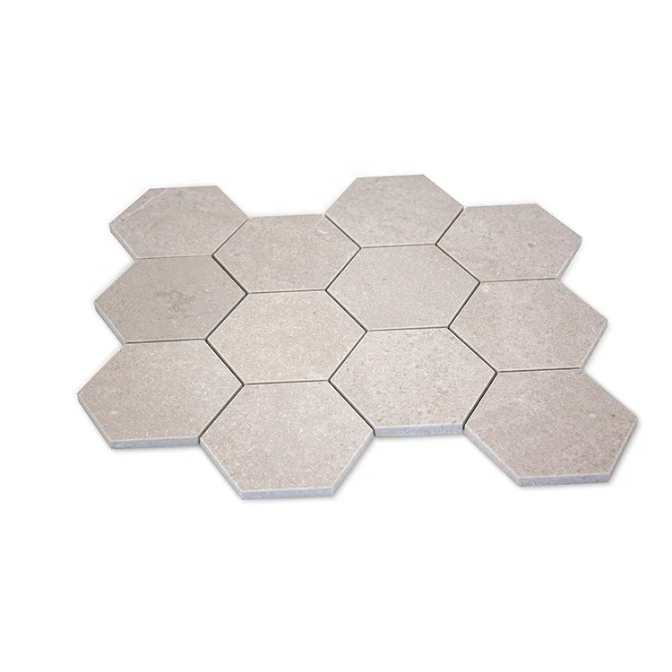 Moonight Modern Design Tunisian Honed Hexagon Mosaic Tile For Wall and Backsplash