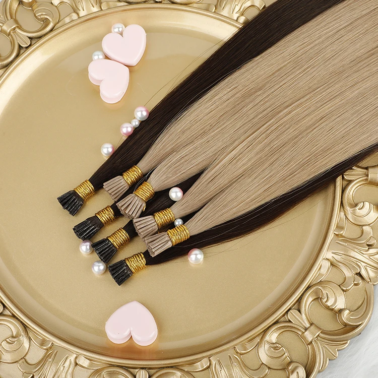 

20% OFF Top Quality I Tip For Human Hair Extension Keratin Bond Hair Blonde 0.8g Per Strand I Tip Hair, Over 53 colors option or customized