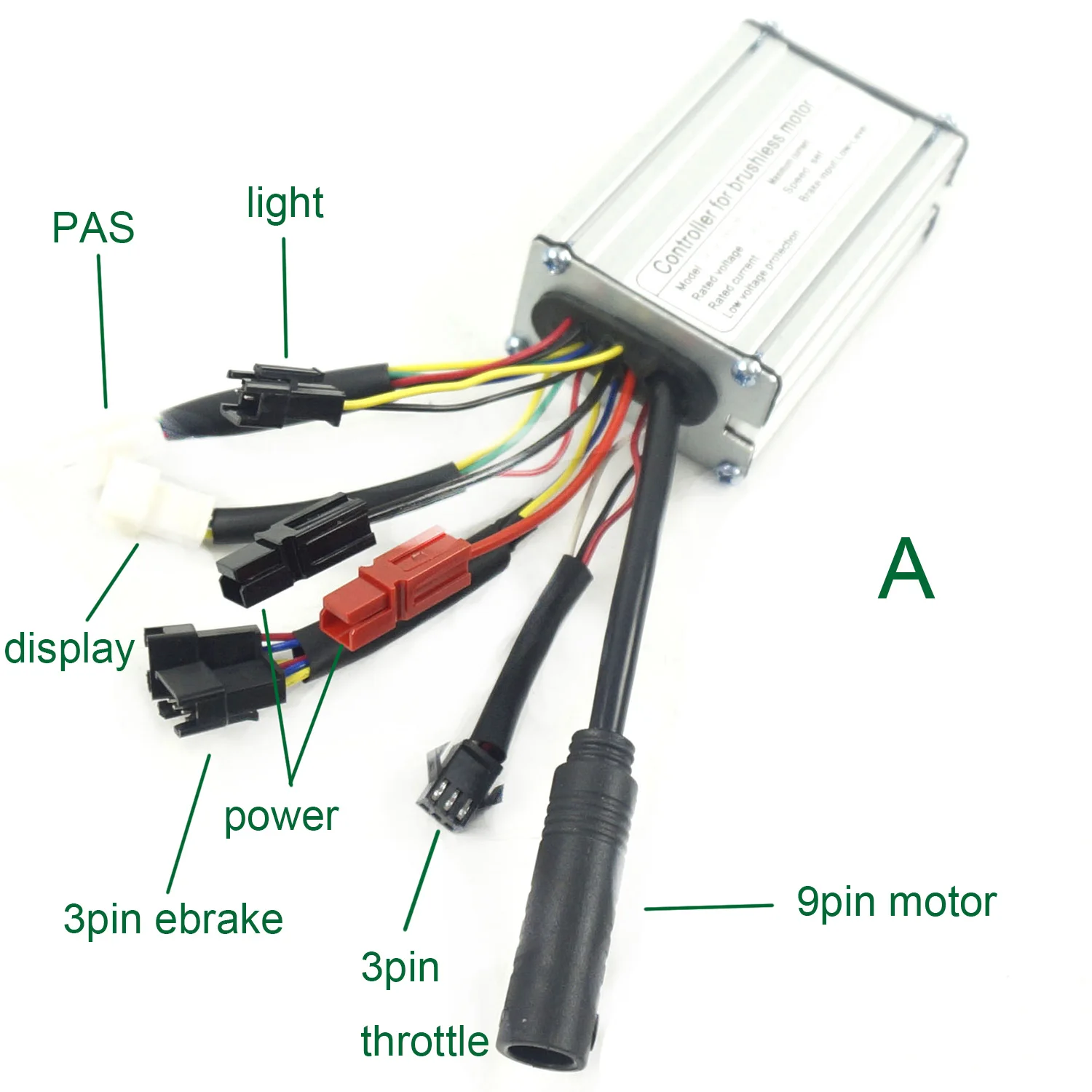 Greenpedel Kt V 36v 48v Squarewave Entrecortada 17a 350w Para Kit De ...