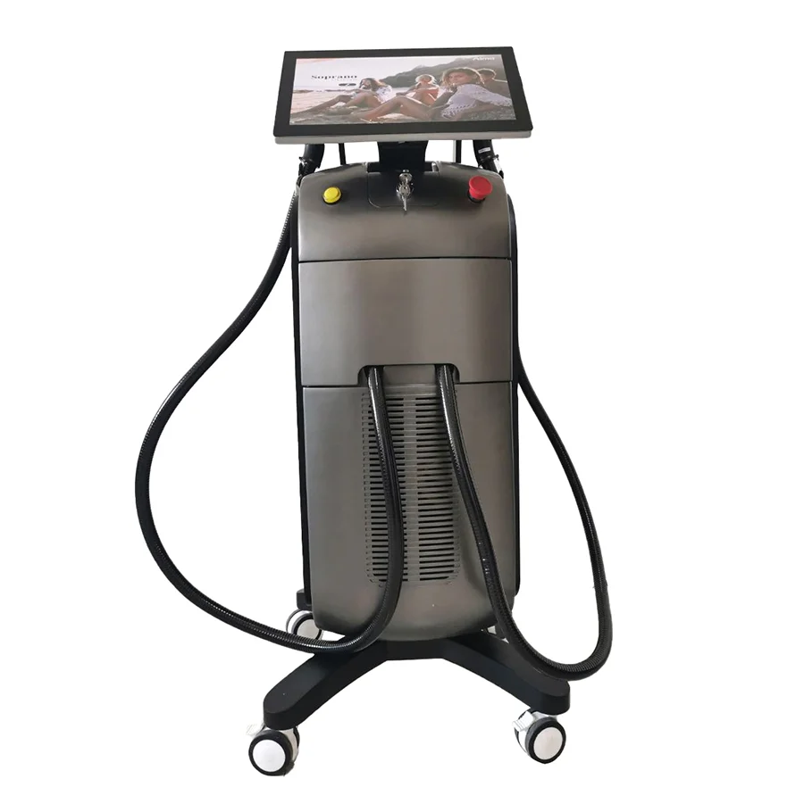 

Soprano Titanium New Design800W- 1600W Diode Laser 755 808 1064 Diode Laser Hair Removal Machine