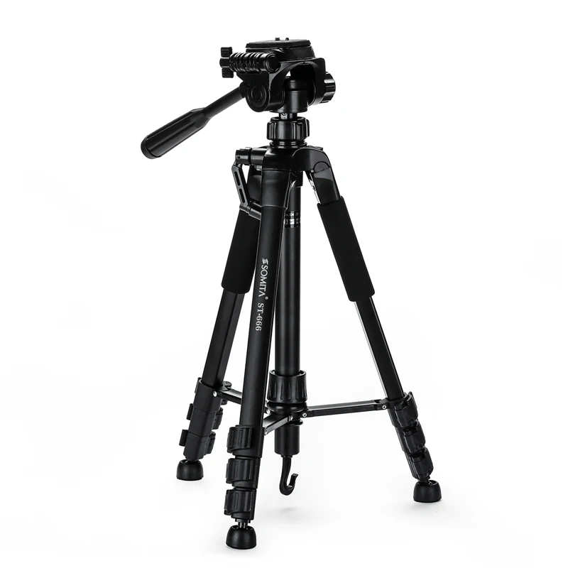 

Lightweight camera tripods for smartphone DSLR, Black
