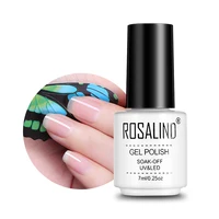 

Rosalind wholesale custom private label 7ml clear Jelly gel various 12colors soak off uv led jelly gel polish for nail art salon