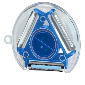 

QY Triple peeler hot-selling multifunctional stainless steel peeler shredded small artifact home essential kitchen toolszz, Colors