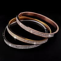 

High quality Women's Jewelry Stainless Steel Bracelet Zircon Bracelet