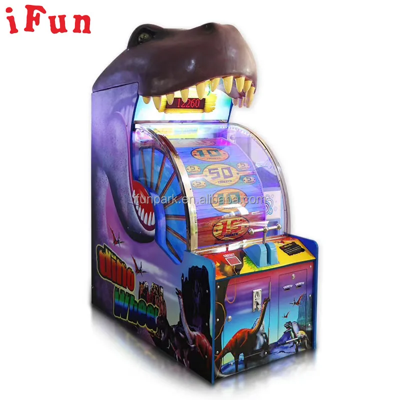 

Ifun Park arcade factory Kids Ticket Redemption Jackpot arcade games Dinosaur Wheel for gaming center