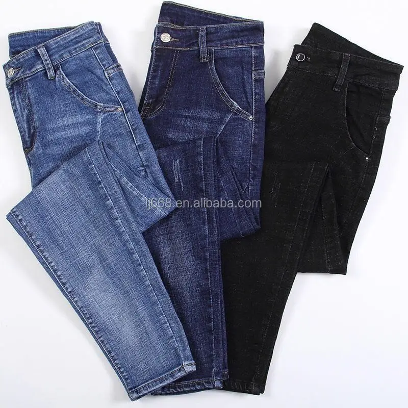 

New Arrivals 2020 Fashion Pantalones Denim Pants Ripped Distressed Women's Jeans