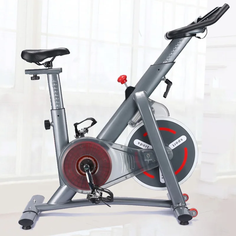

2022 new arrivals wholesale gym equipment indoor spinning bike folding exercise sports peloton spin bike, Red/gray