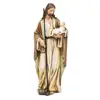 Roman Good Shepherd Jesus Christ with Lamb 6 Inch Resin Stone Tabletop Statue Figurine
