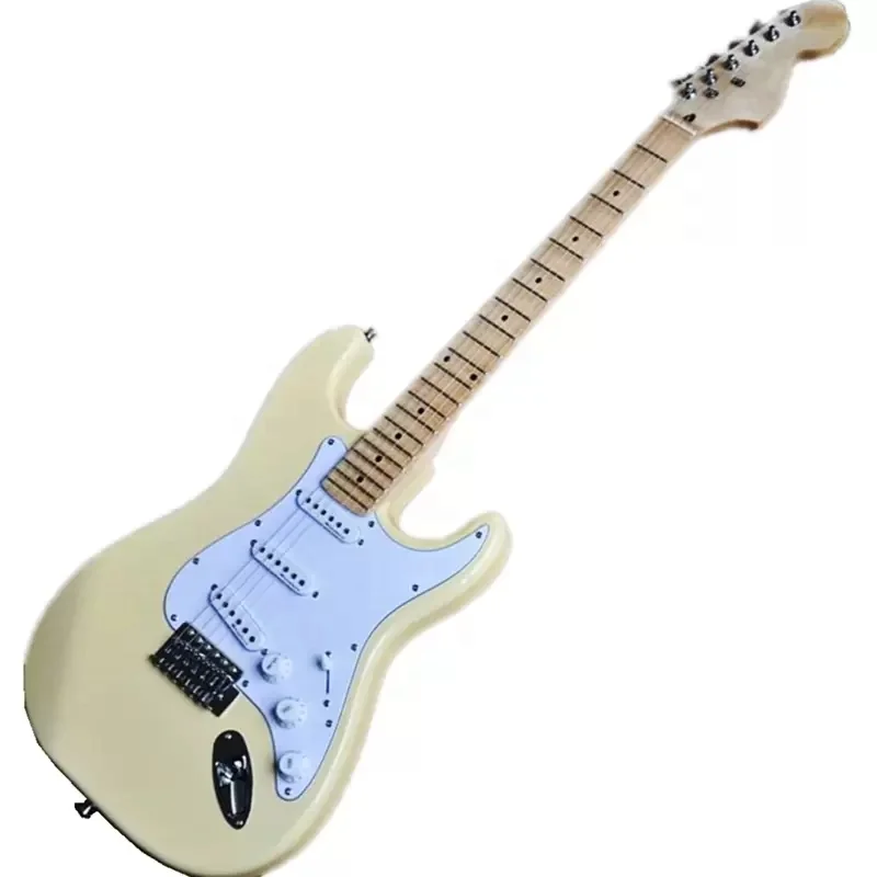 

Huiyuan Yngwie Malmsteen Signature Electric Guitar with Scalloped Fingerboard,3 Pickups,Chrome Hardware