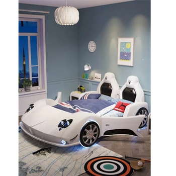 The Latest Cool Red Full King Size Kids Furniture Race Car Twin Bed ...