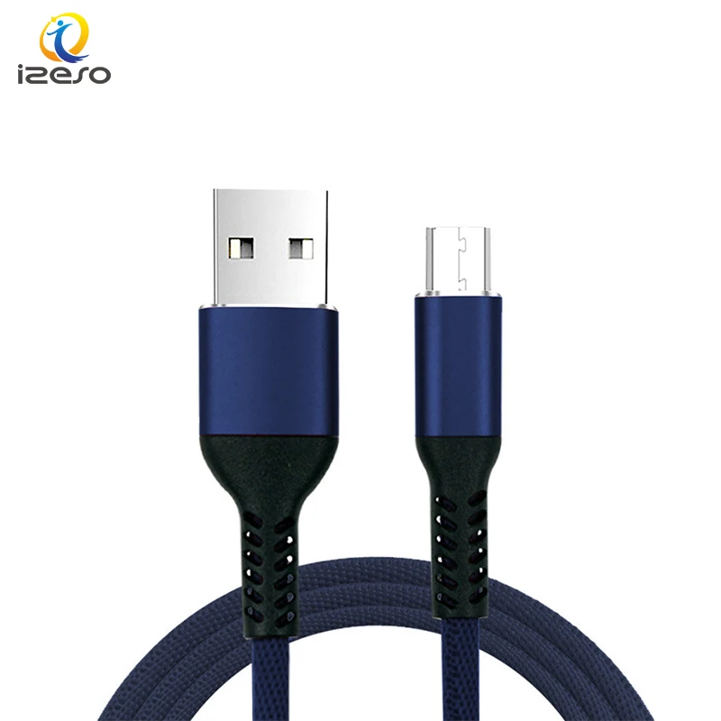 

Wholesale free shipping canvas braided 1m 2m 2.4A quick charging data cable free shipping, Red black blue