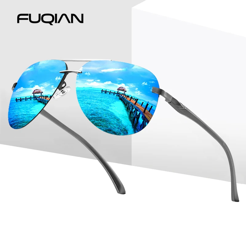 

2020 New Arrivals Aluminum Magnesium Spring Hinge Men Luxcury Polarized Pilot Sunglasses, Any colors is available