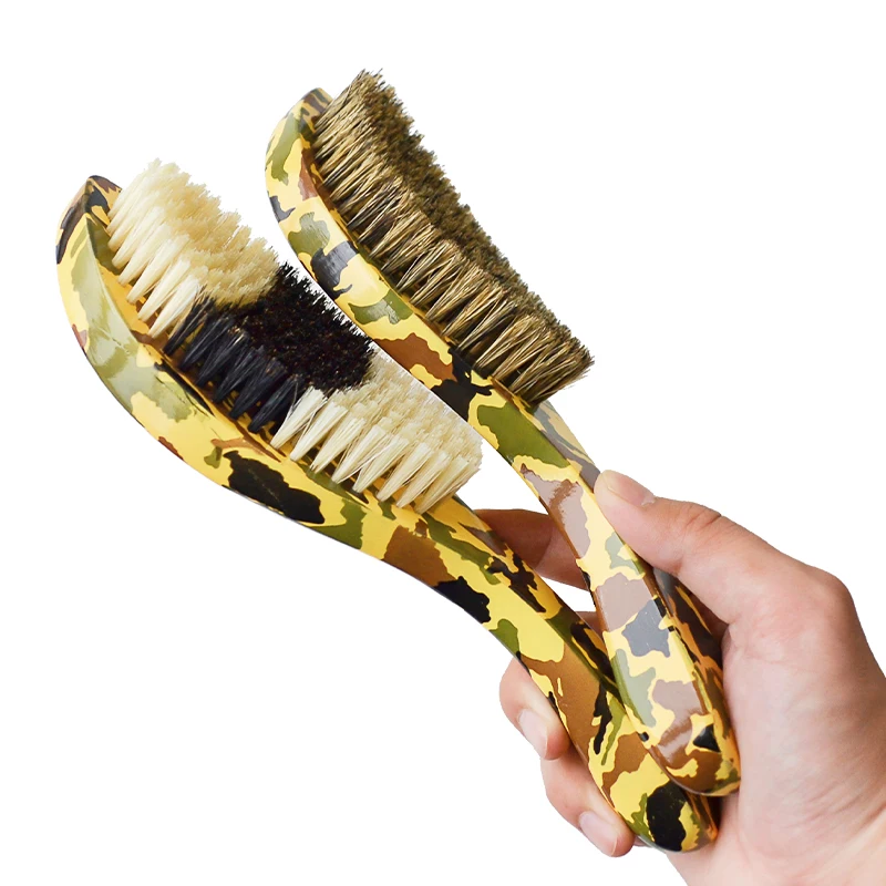 

Low MOQ custom 100% boar bristle 360 curve wave brush hair brushes