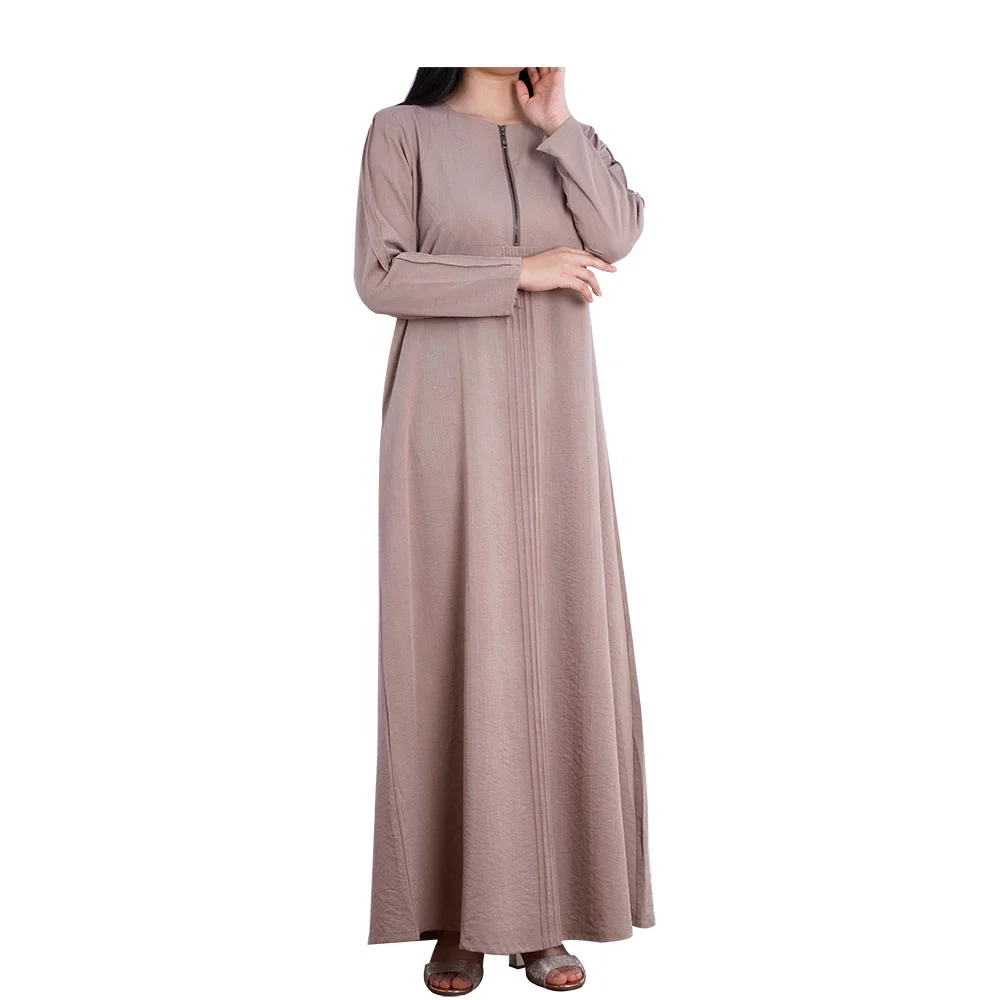 

Amazon hot-selling comfortable cotton and linen Islam robe for Middle East Dubai Islamic clothing, Black sky blue khaki