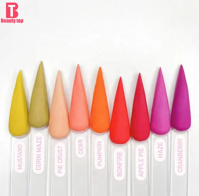 

Beauty top 2 in1 Fast Drying no marble acrylic powder colors vendors nail art