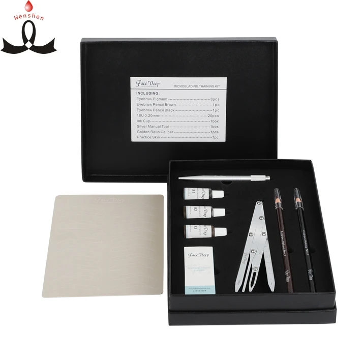

WSPMU Customize Students Permanent Makeup Kit For Starters Tattoo Microblading Kit with Low MOQ 10 Sets
