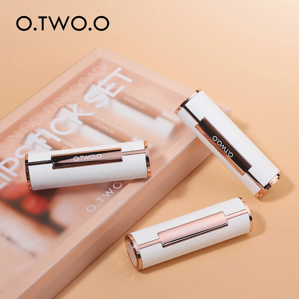 

O.TWO.O Lipstick Spun Gold Brocade Lipstick Set Best Sell Matte waterproof Lipstick set, 3 color