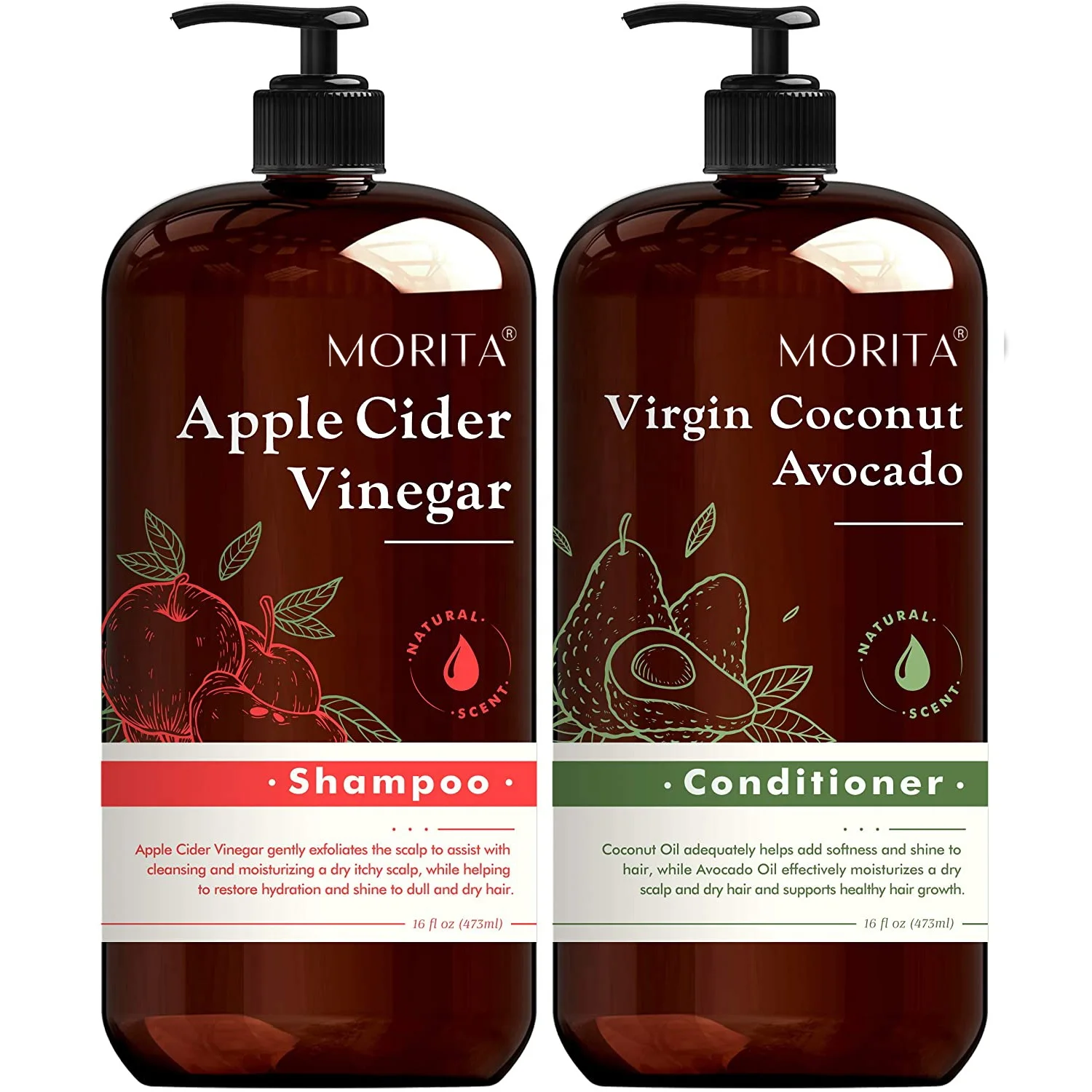 

LovelyCSM organic natural anti hair loss lice shampoo apple cider vinegar avocado coconut conditioner hair growth shampoo